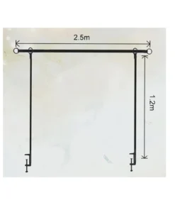 Iron Adjustable Table Arch Bracket 2.5×1.2m