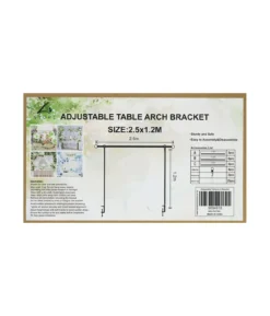 Iron Adjustable Table Arch Bracket 2.5×1.2m