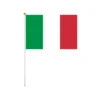 Italy Hand Waving Flag 10pc