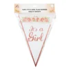 It’s a girl Hot Stamping Flag Banner 19X28cm 12pc