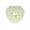 Ivory Artificial Craft Rose Heart 29x29cm