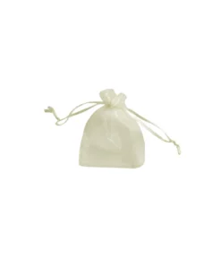 Ivory Small Organza Bags 12pc