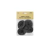 Jumbo Crepe Paper Streamers Black 4pk
