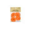 Jumbo Crepe Paper Streamers Orange 4pk