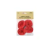 Jumbo Crepe Paper Streamers Red 4pk