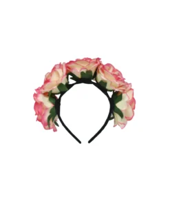 Jumbo Rose Headband Pink