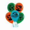 Jurassic Into The Wild Latex Balloons 5pc