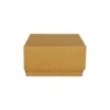 Kraft Brown Square Craft Paper Boxes 3pk