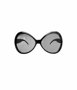Large Black Bow Shape Party Glasses