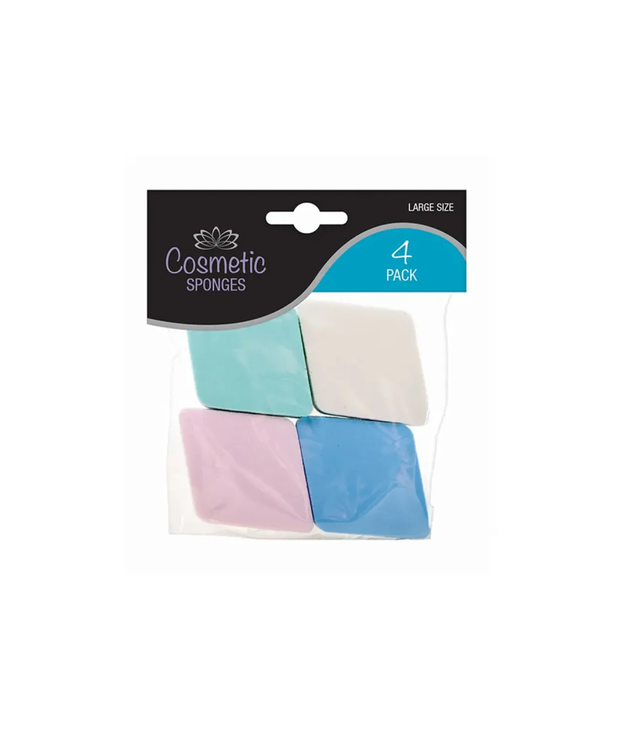 Large Cosmetic Make-Up Sponge 4pk