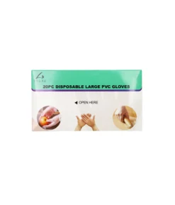 Large Disposable PVC Gloves 20pc