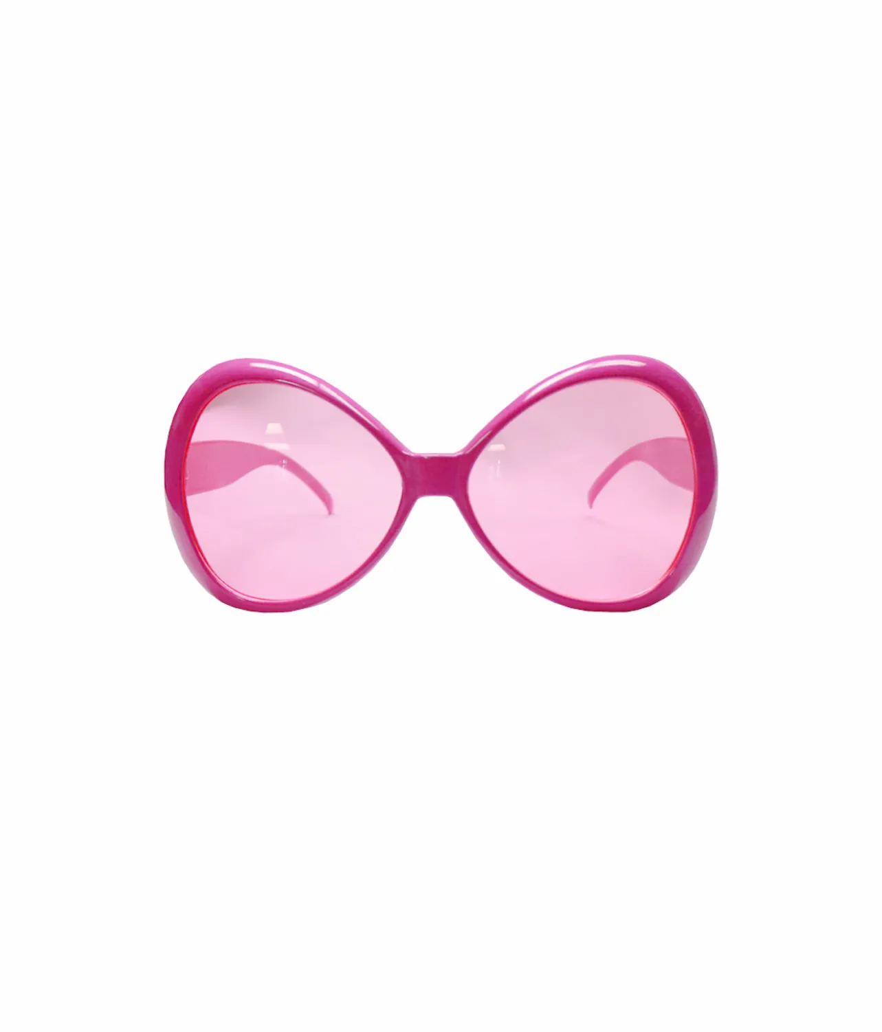 Large Hot Pink Bow Shape Party Glasses