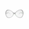 Large White Bow Shape Party Glasses