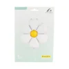 Large White Daisy Foil Balloon 87x87cm 1pc