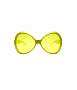 Large Yellow Bow Shape Party Glasses
