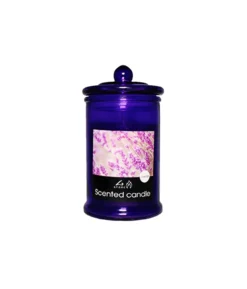 Lavander Scented Candle In Glass Jar