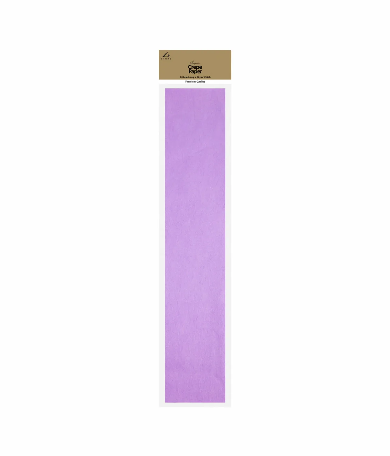 Lavender Crepe Paper 200cm x 50cm