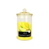 Lemon Scented Candle In Glass Jar