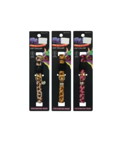 Leopard Print Cat Collar Assorted 28cm