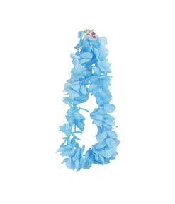 Light Blue Flower Lei