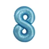 Light Blue Foil Matte Number 8