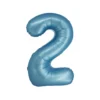 Light Blue Foil Matte Number 2