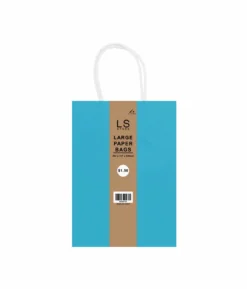 Light Blue Large Paper Bag 2pcs