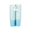Light Blue Paper Cups 50x9oz