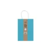 Light Blue Small Paper Bag 4pcs