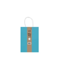 Light Blue Small Paper Bag 4pcs