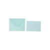 Light Blue Small Pearlised Cards & Envelopes Set 12pc