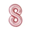 Light Pink Foil Matte Number 8