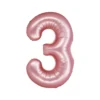 Light Pink Foil Matte Number 3