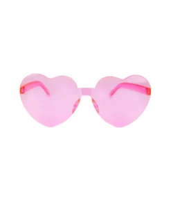Light Pink Heart Shape Glasses