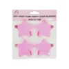 Light Pink Party Star Glasses 15x7cm 2pc