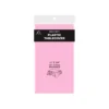 Light Pink Plastic Tablecover 137x274cm