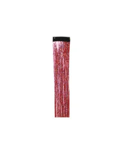 Light Pink Tinsel Hair Extension Clip 1pc