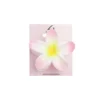 Light Pink & Yellow Frangipani Hair Claw Clip 1pc