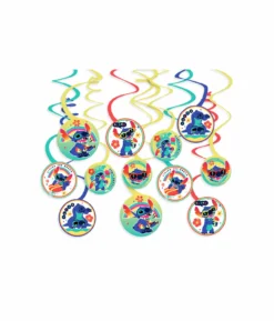 Lilo & Stitch Paper Spiral Decorations