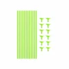 Lime Balloon Stick & Cup Set 12pk