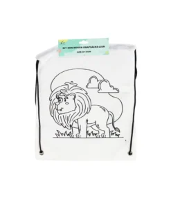 Lion DIY Non-Woven Knapsacks 30x35cm