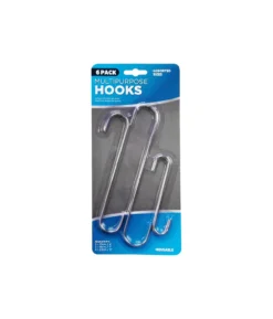 Long Steel Hooks 9pc