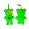 Luminous Fluffy Hairy Bear 11cm Assorted