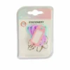 Macaron Color Label Keychains 5pc