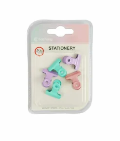 Macaron Colors Metal Clips 5pc