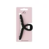 Matte Black Wide Claw Hair Clip 1pc