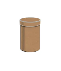 Medium Kraft Brown With Silver Trim Gift Box