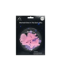 Mermaid Glow In The Dark Decorations 12pc
