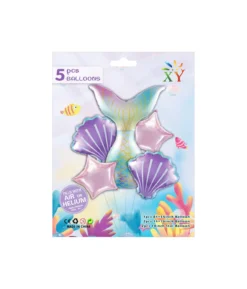 Mermaid Party Balloon Set 5pc
