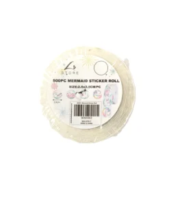 Mermaid Sticker Roll 2.5×2.5cm 500pc